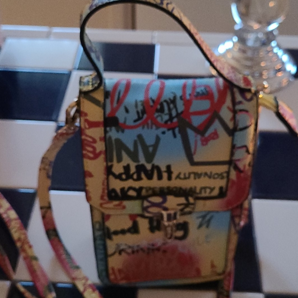 Graffiti Crossbody Purse